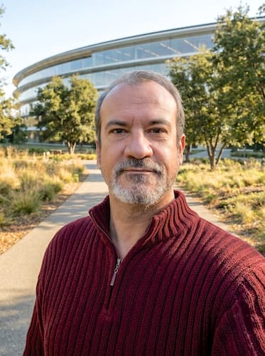 Au siège d'Apple, à Cupertino, en 2019